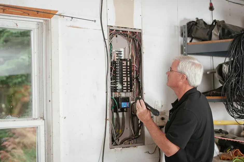 Fairfax Electric Pros technician on site